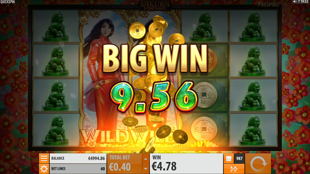 sakura fortune big win