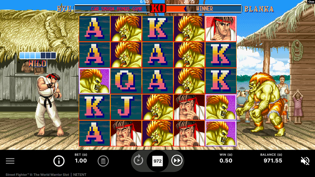 street fighter 2 bonus trigger visible