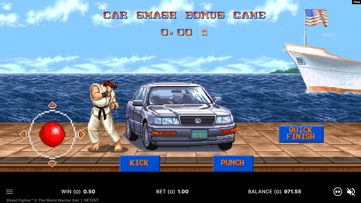 street fighter 2 during bonus