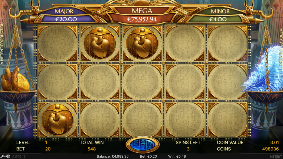 mkercy of the gods during bonus