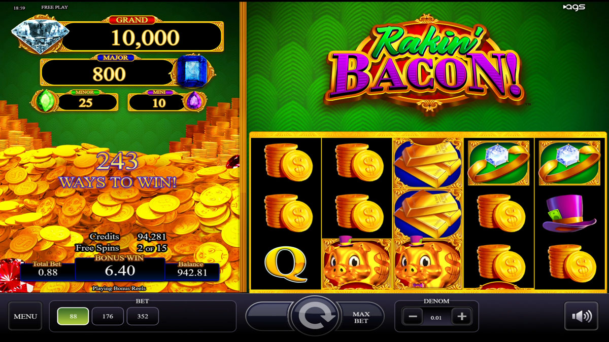 rakin bacon during bonus