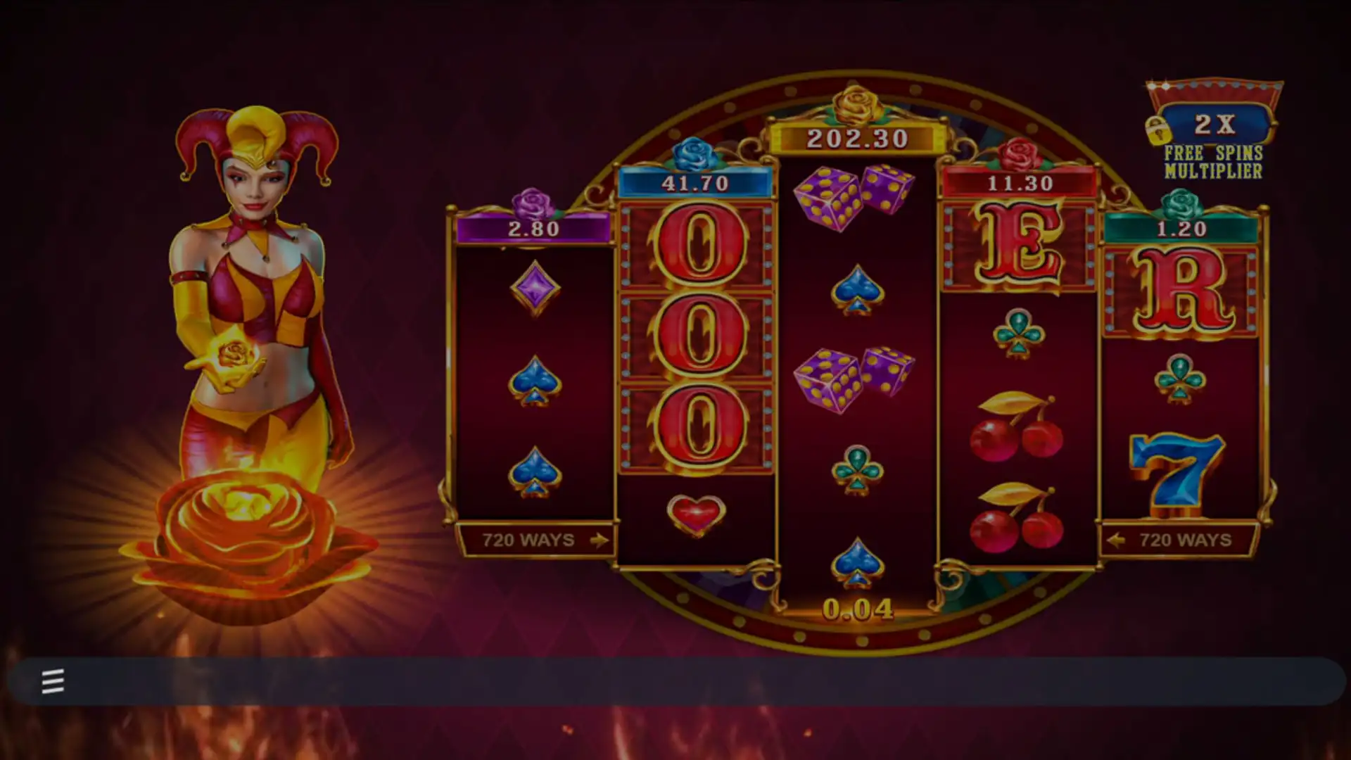 fire and roses joker bonus trigger visible