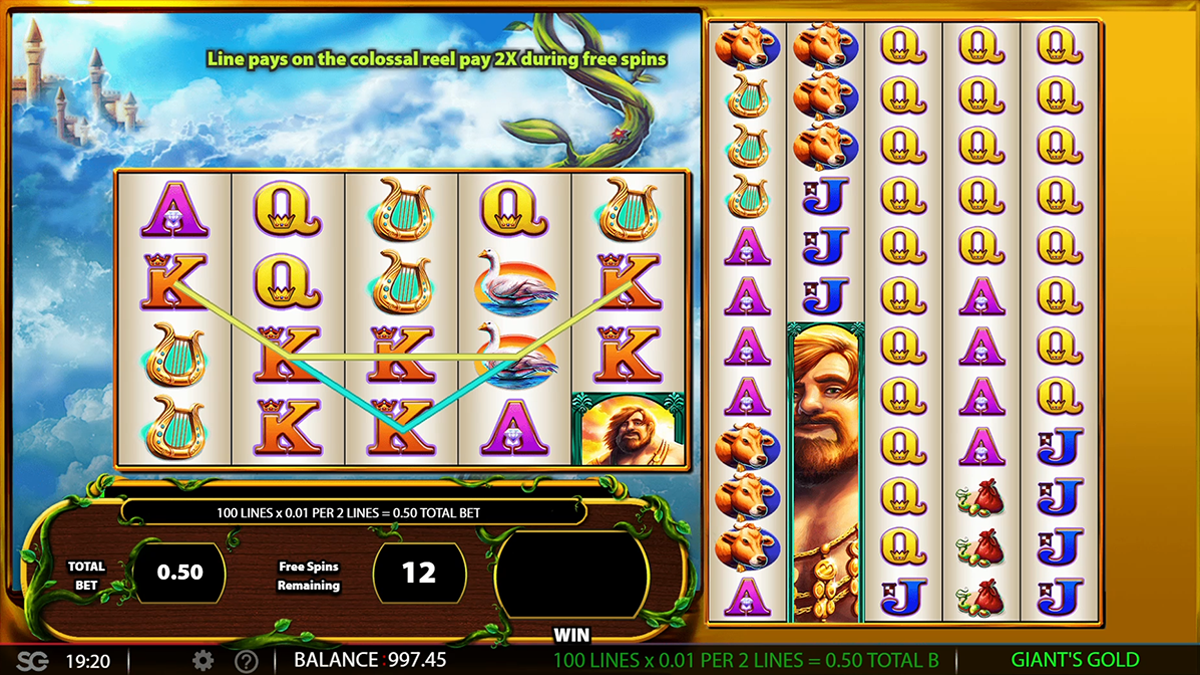 giants gold during bonus