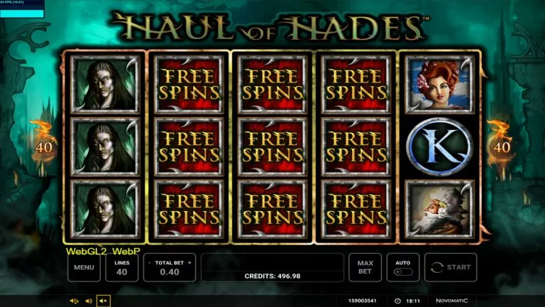 Haul of Hades Bonus Trigger Visible