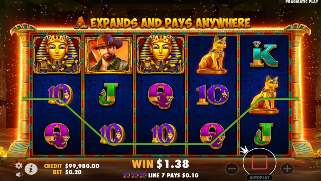John Hunter and The Book of Tut during bonus
