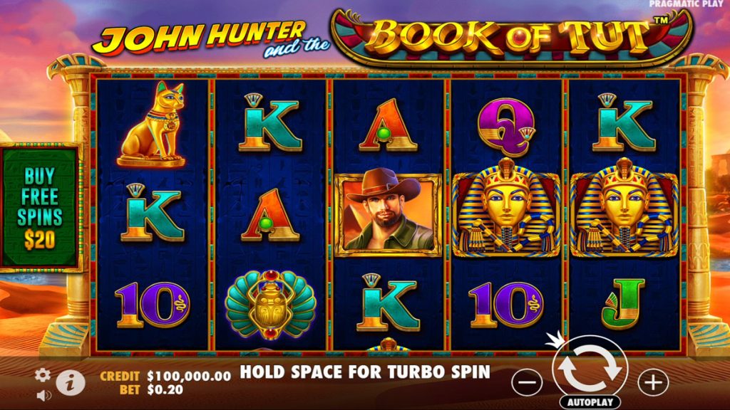 John Hunter and The Book of Tut slot