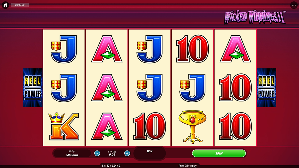 Wicked Winnings 2 slot games