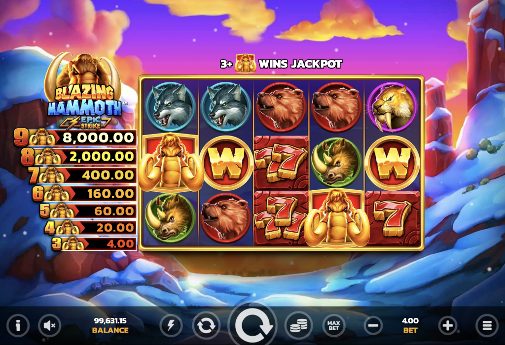 Blazing Mammoth Big Win