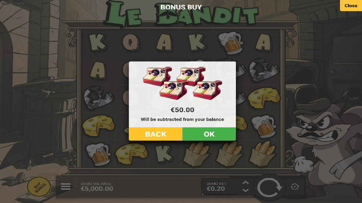 le bandit bonus buy