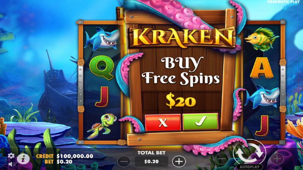 Release the Kraken Bonus Buy Feature