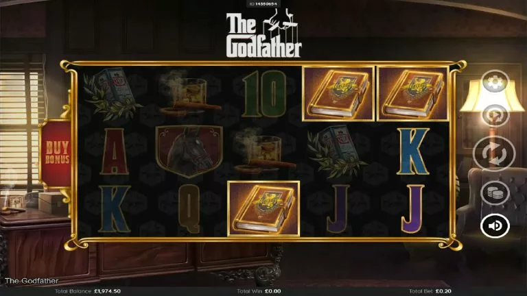The Godfather bonus visible