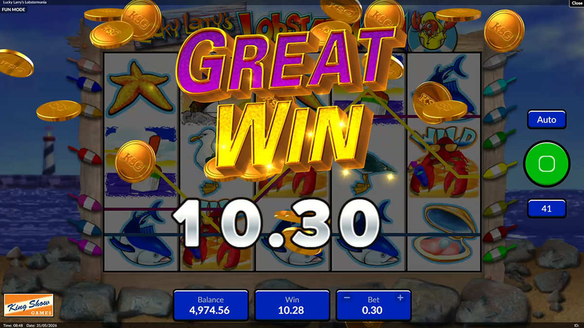 lucky larrys lobstermania big win