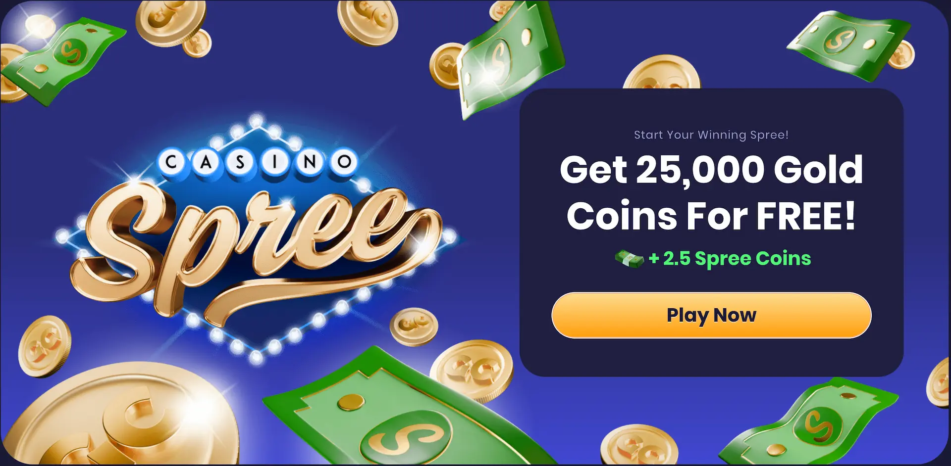 spree casino no-deposit bonus banner