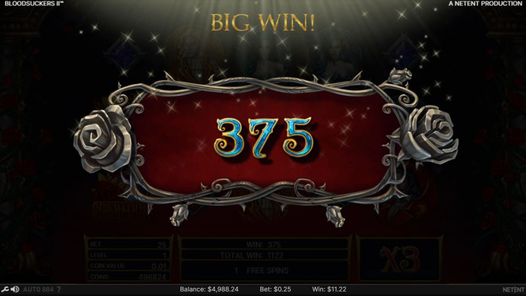 Play Blood Suckers II during Bid Win