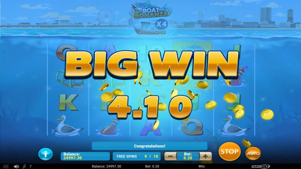 Boat Bonanza big win