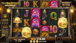 old gold miner megaways bonus trigger visible