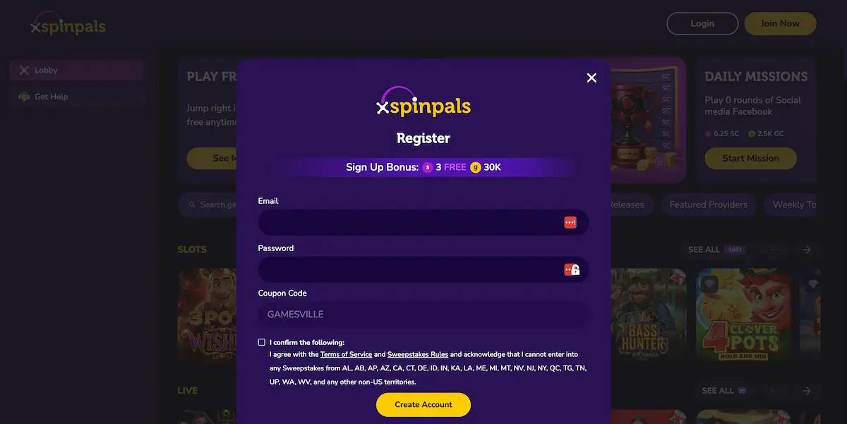 spinpals casino no deposit bonus