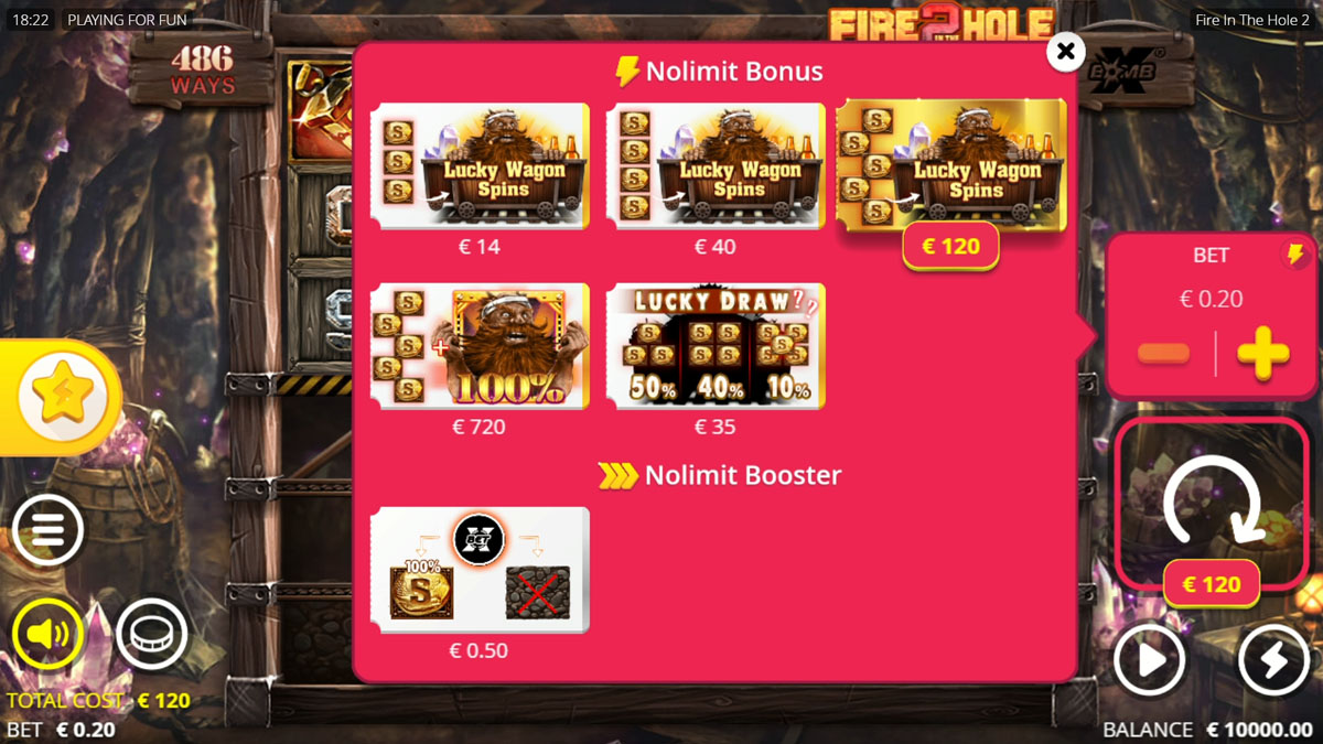 How Fire in the Hole 2 works
