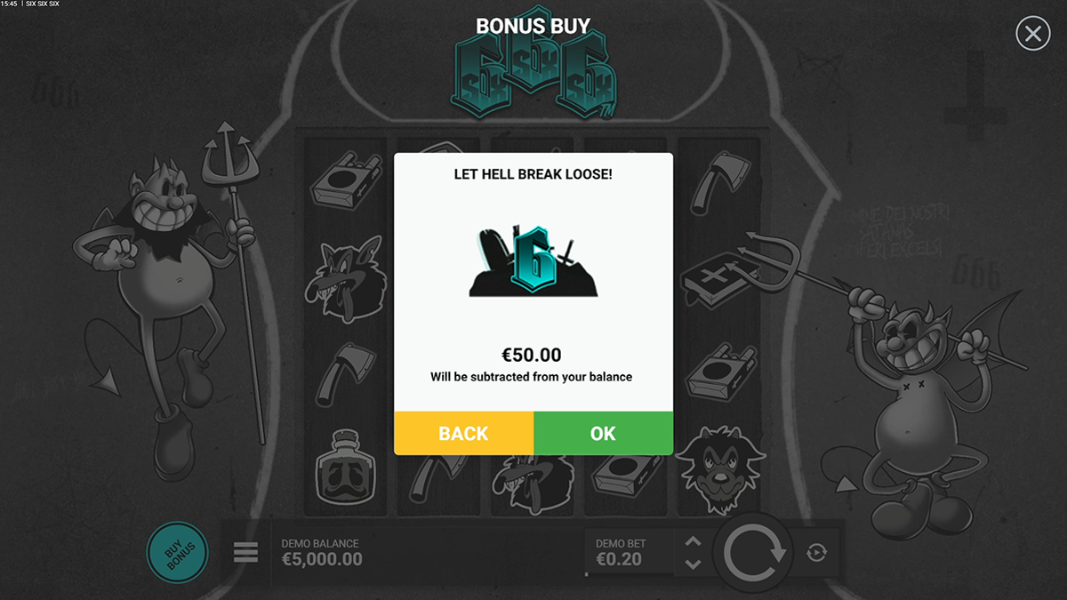 sixixsix bonus buy