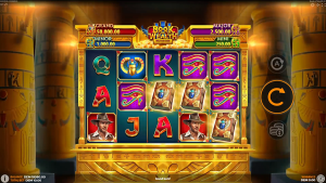 Book Of Wealth 3 Hold & Earn jackpot bonus with respins and collectible bonus symbols active.