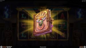 Book Of Wealth special Book symbol appearing on the reels to trigger the free spins feature.