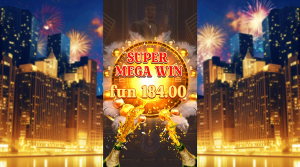 Countdown to Fortune Super Mega Win animation after a successful Hold & Win bonus feature.