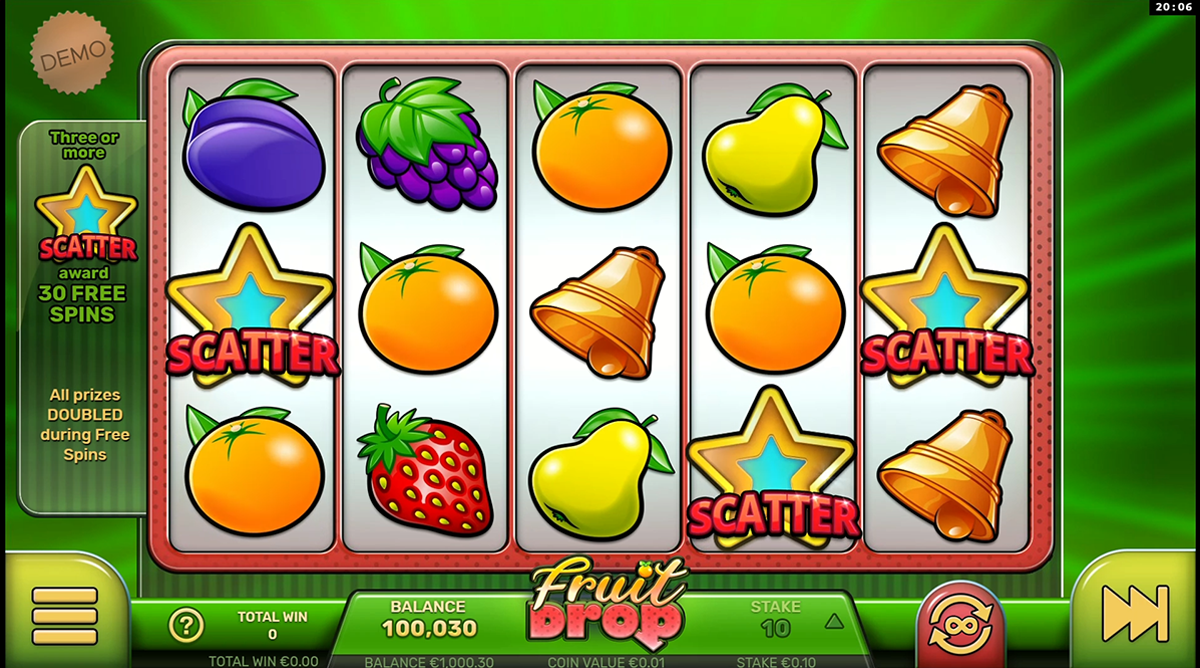 Fruit Drop Slot Game Bonus