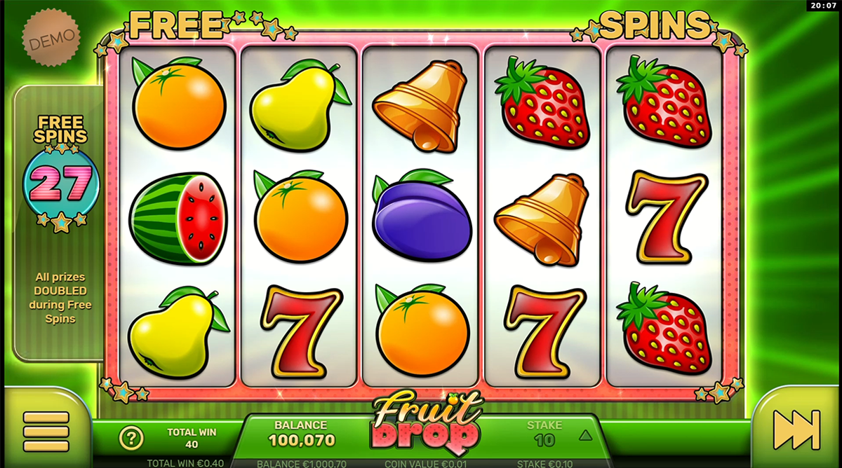Fruit Drop slot game during bonus