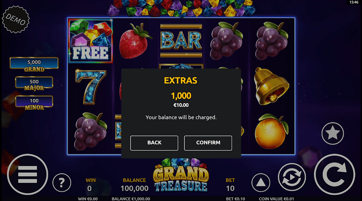 Grand Treasure bonus buy feature
