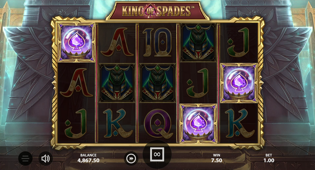 king of spades bonus trigger