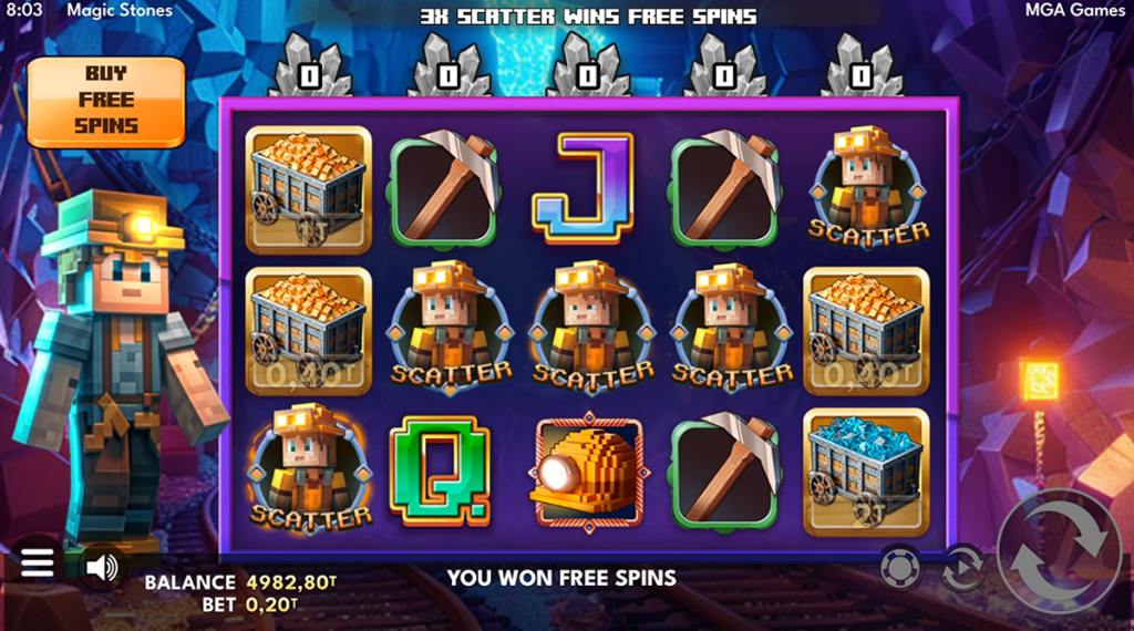 magic stones bonus trigger
