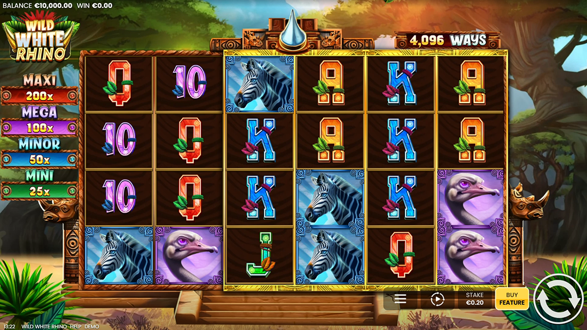 Wild White Rhino slot games