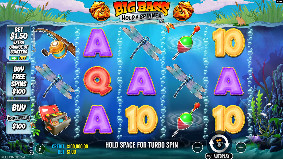 Big Bass Hold and Spinner slot games