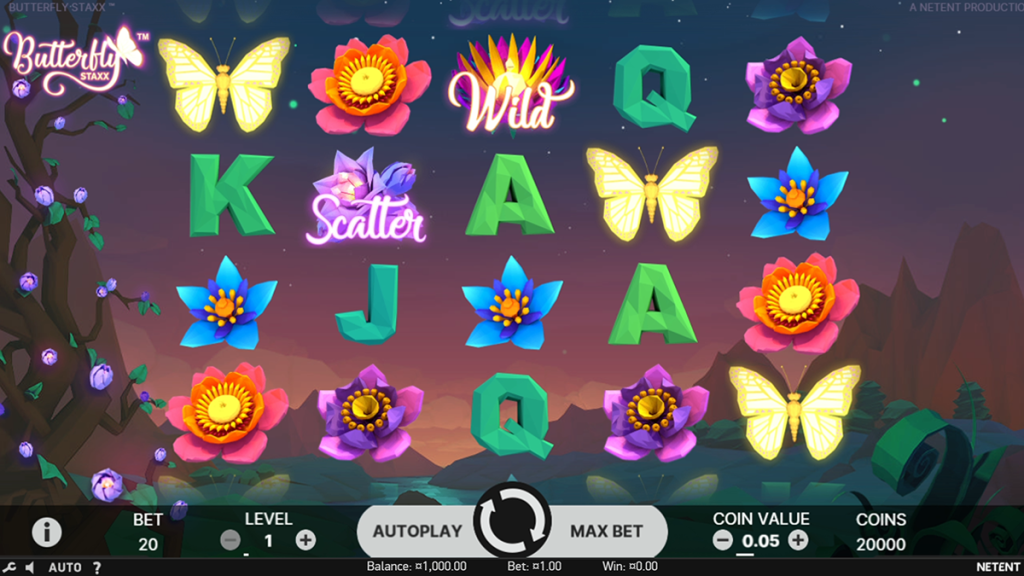 Butterfly Staxx slot game