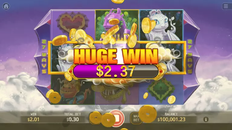 Fantasy Dragons max win