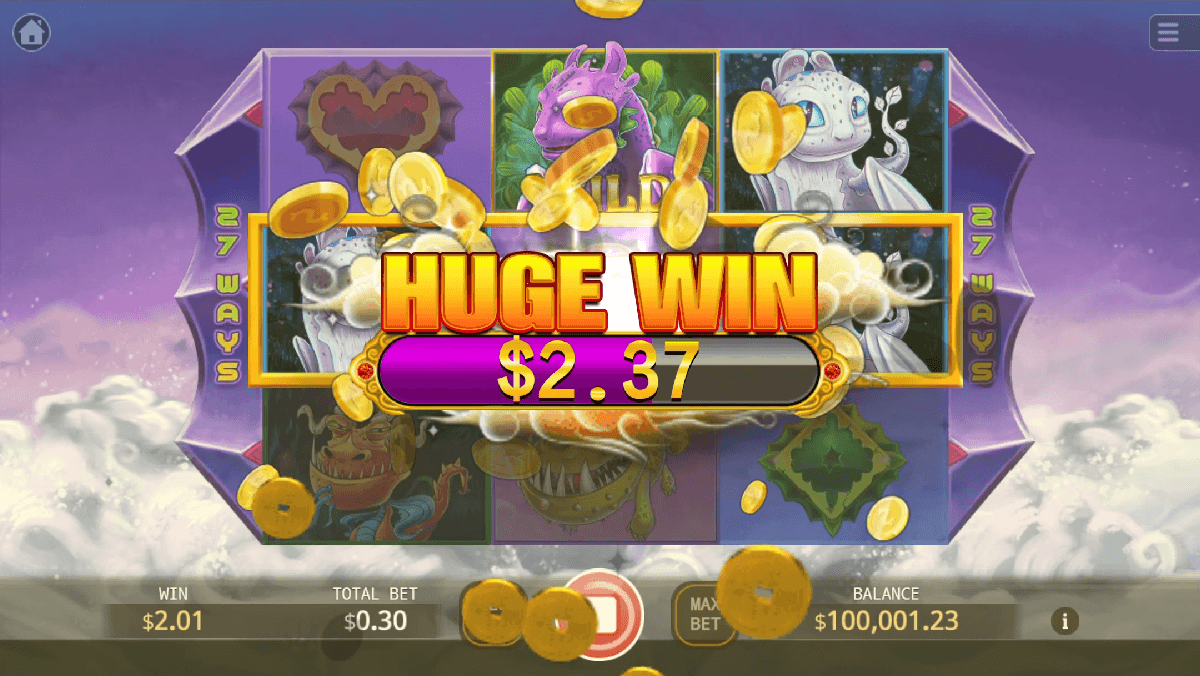 Fantasy Dragons max win