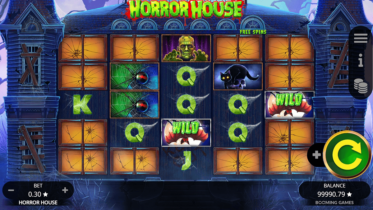 Horror House visuals and design