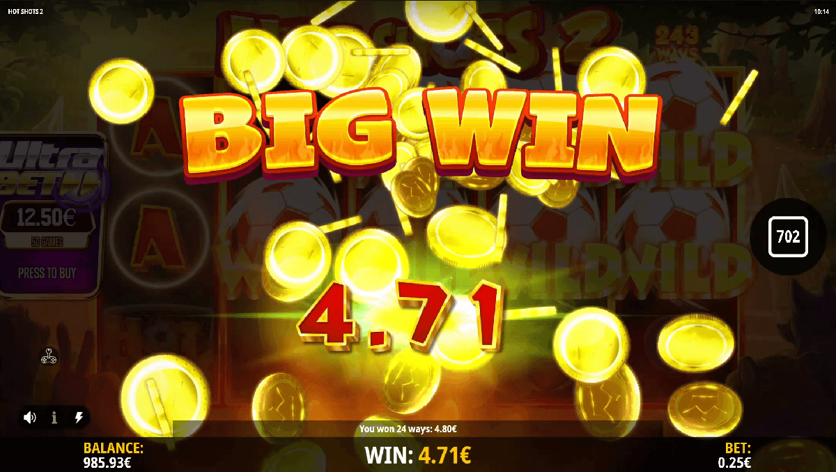 Win up to 12,150x on Hot Shot 2
