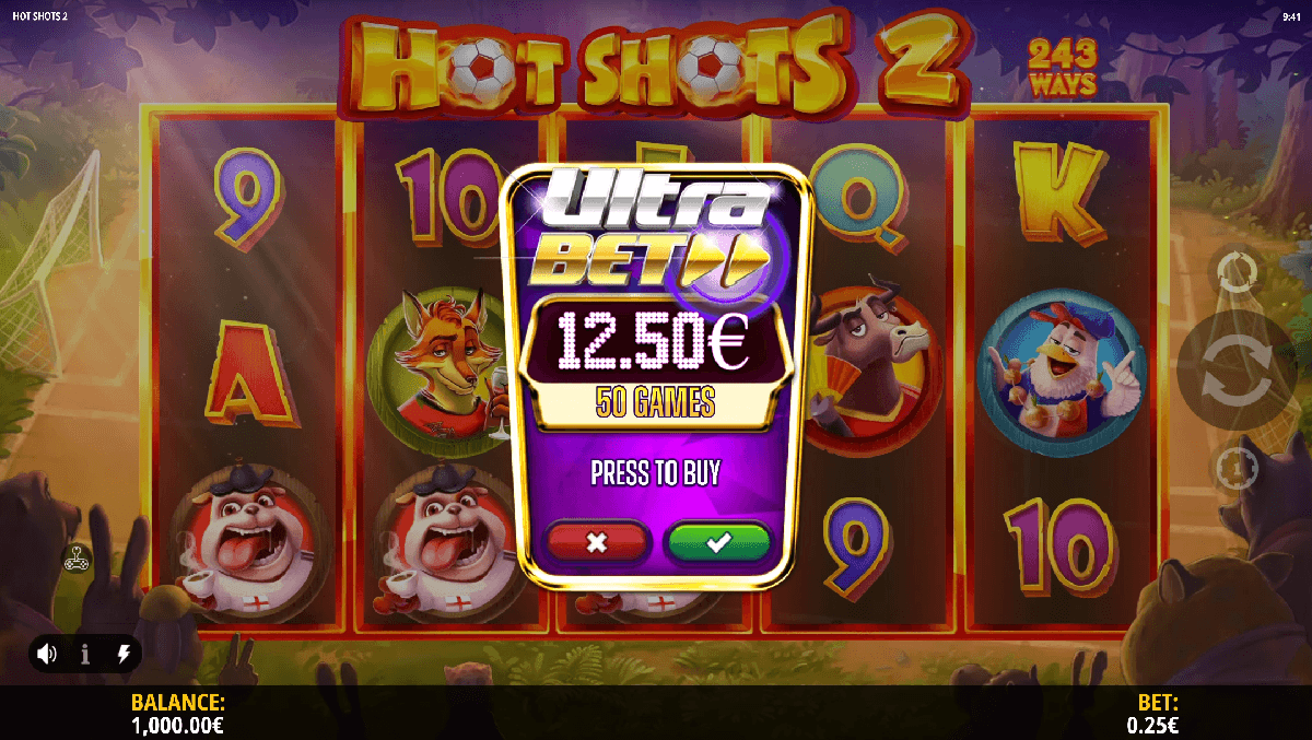 Hot shots 2 RTP, Volatility, and wins