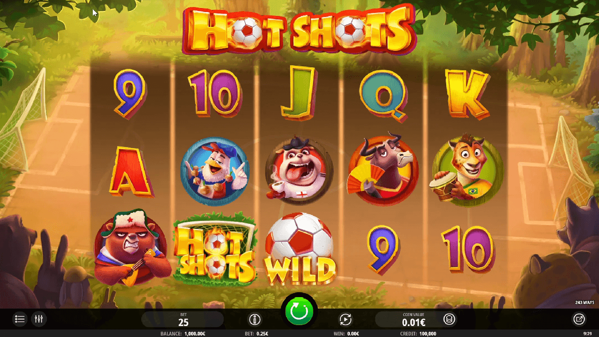 Hot Shots visuals and design