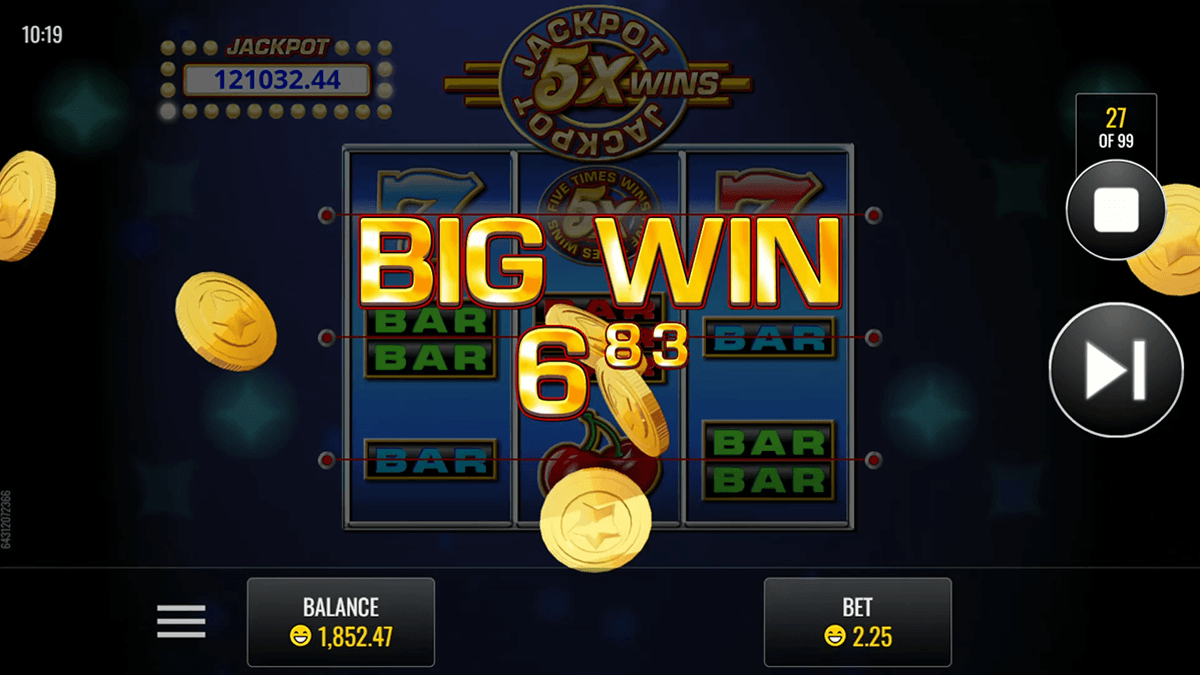 How to win Jackpot Five Times Wins