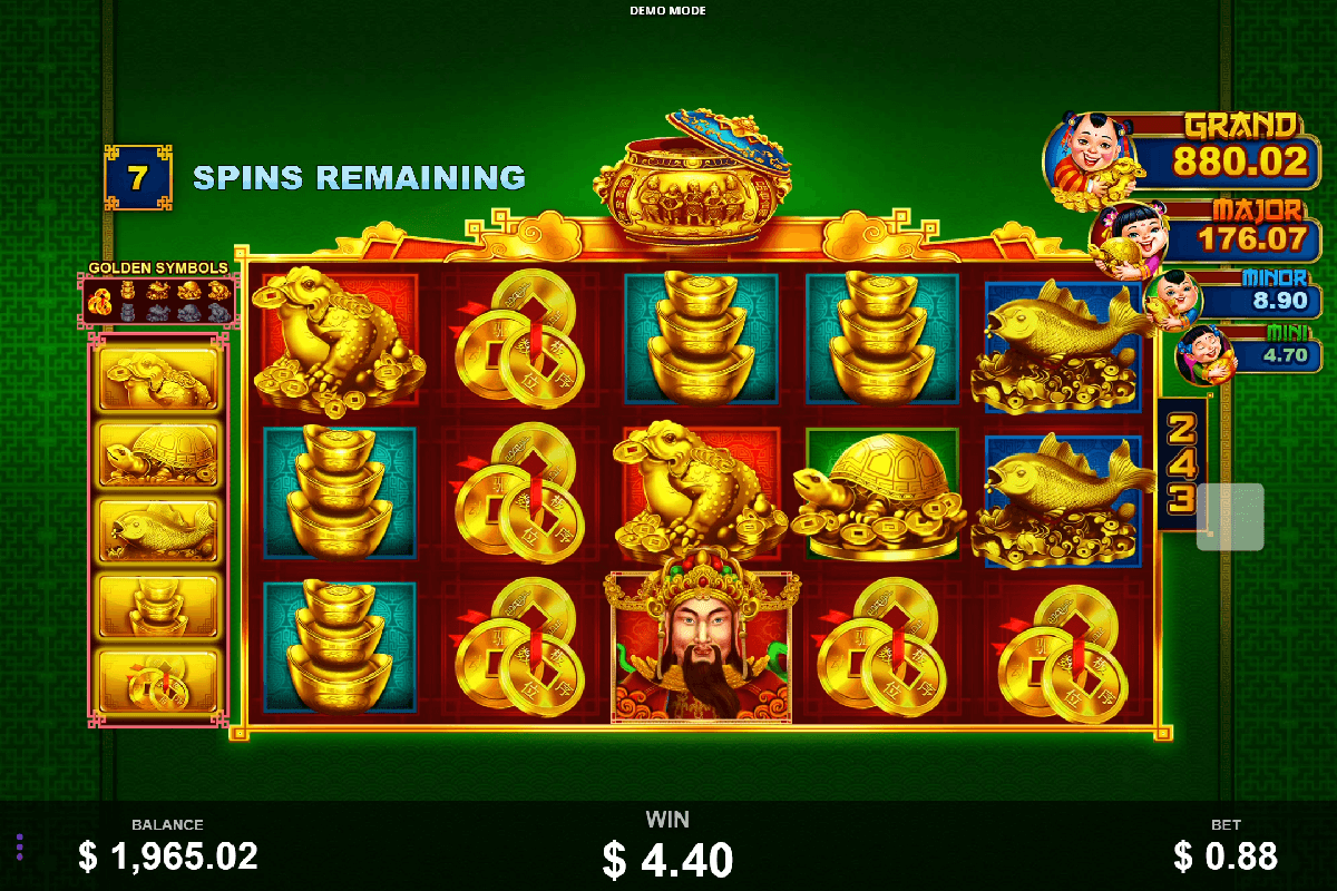 Jackpot Fortunes bonus features