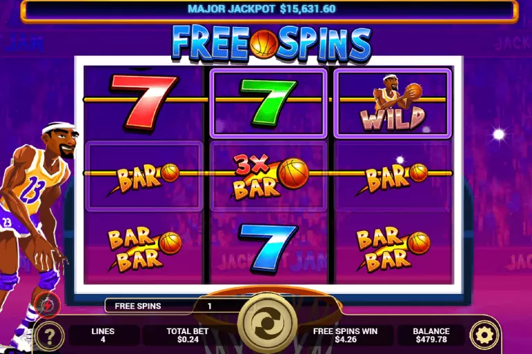 Jackpot Jam bonus features
