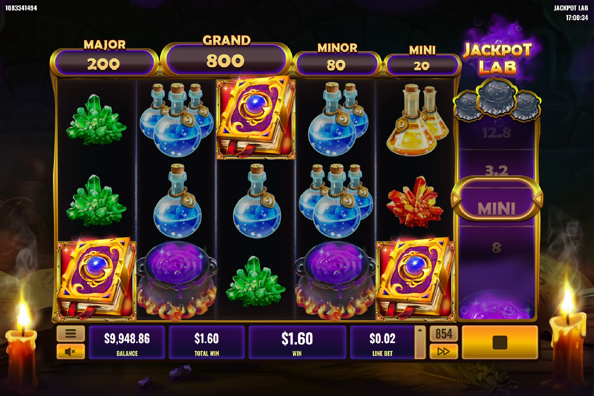 jackpot lab bonus trigger