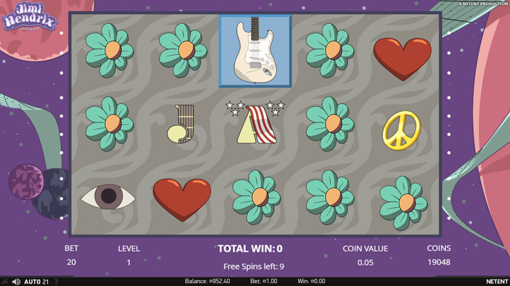 Jimi Hendrix Slot Game