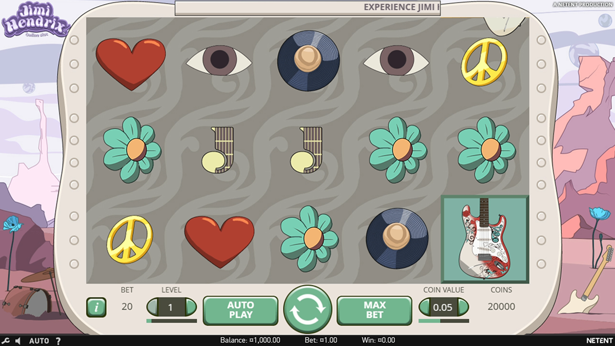 Jimi Hendrix Slot Game