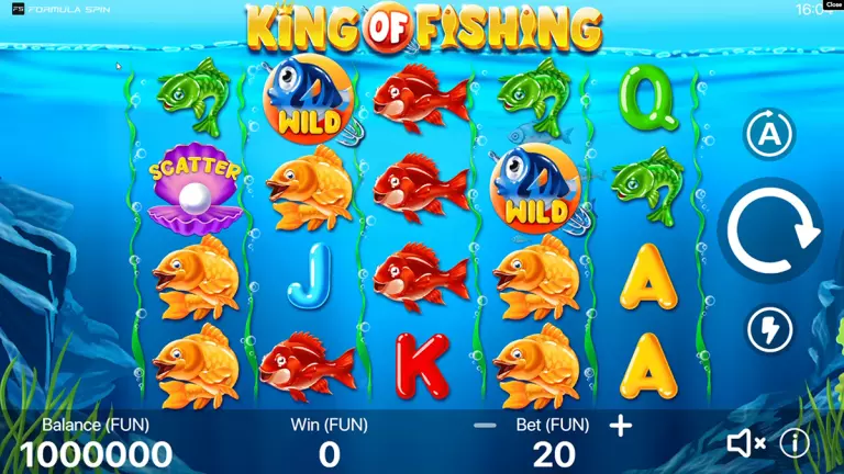 King of Fishing slot game