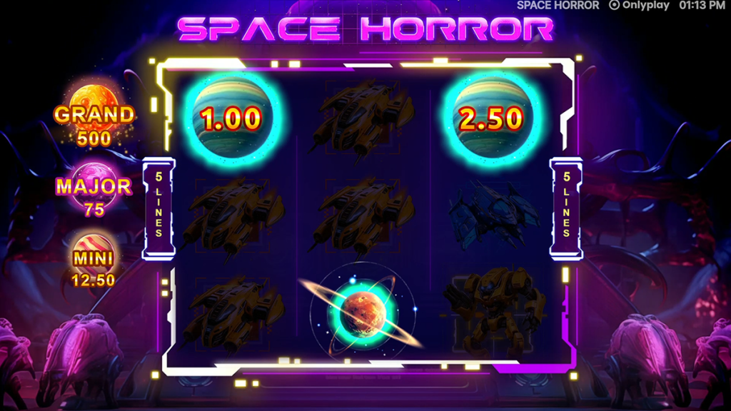 space horror bonus trigger