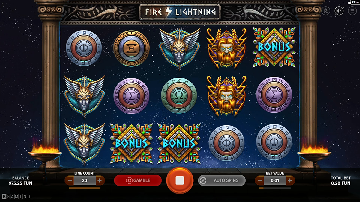 Fire Lightning slot game