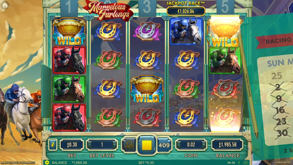marvelous furlongs bonus trigger